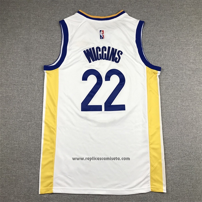 Camiseta Golden State Warriors Andrew Wiggins #22 Association Blanco